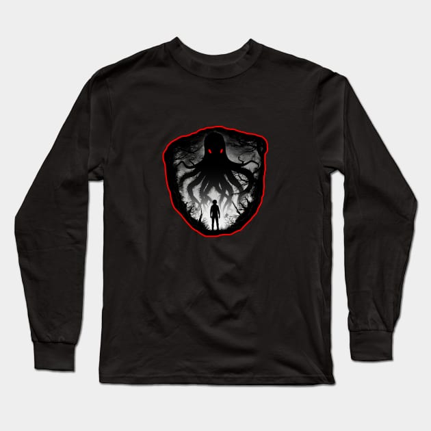 Lovecraft Long Sleeve T-Shirt by doomsday print design